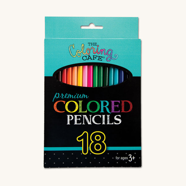 18 Premium Colored Pencils - CQ Bookstore