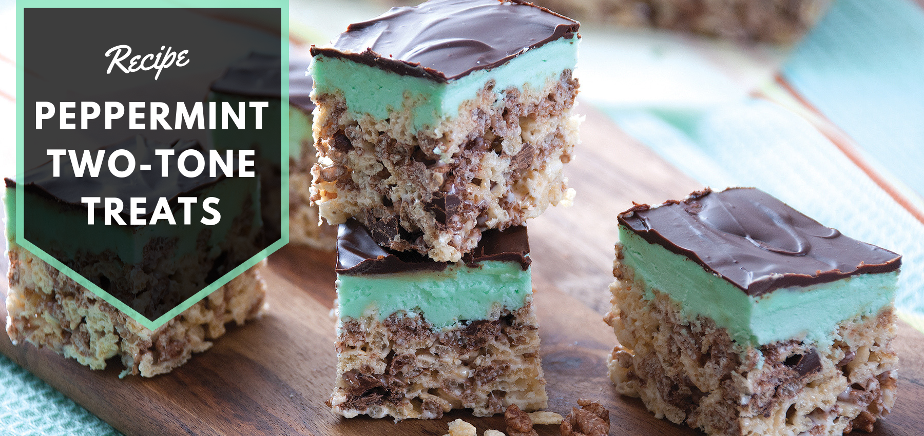 Peppermint Two-Tone Treats