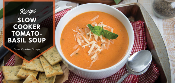 Slow Cooker Tomato-Basil Soup