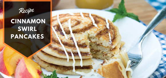Campfire Cinnamon Swirl Pancakes