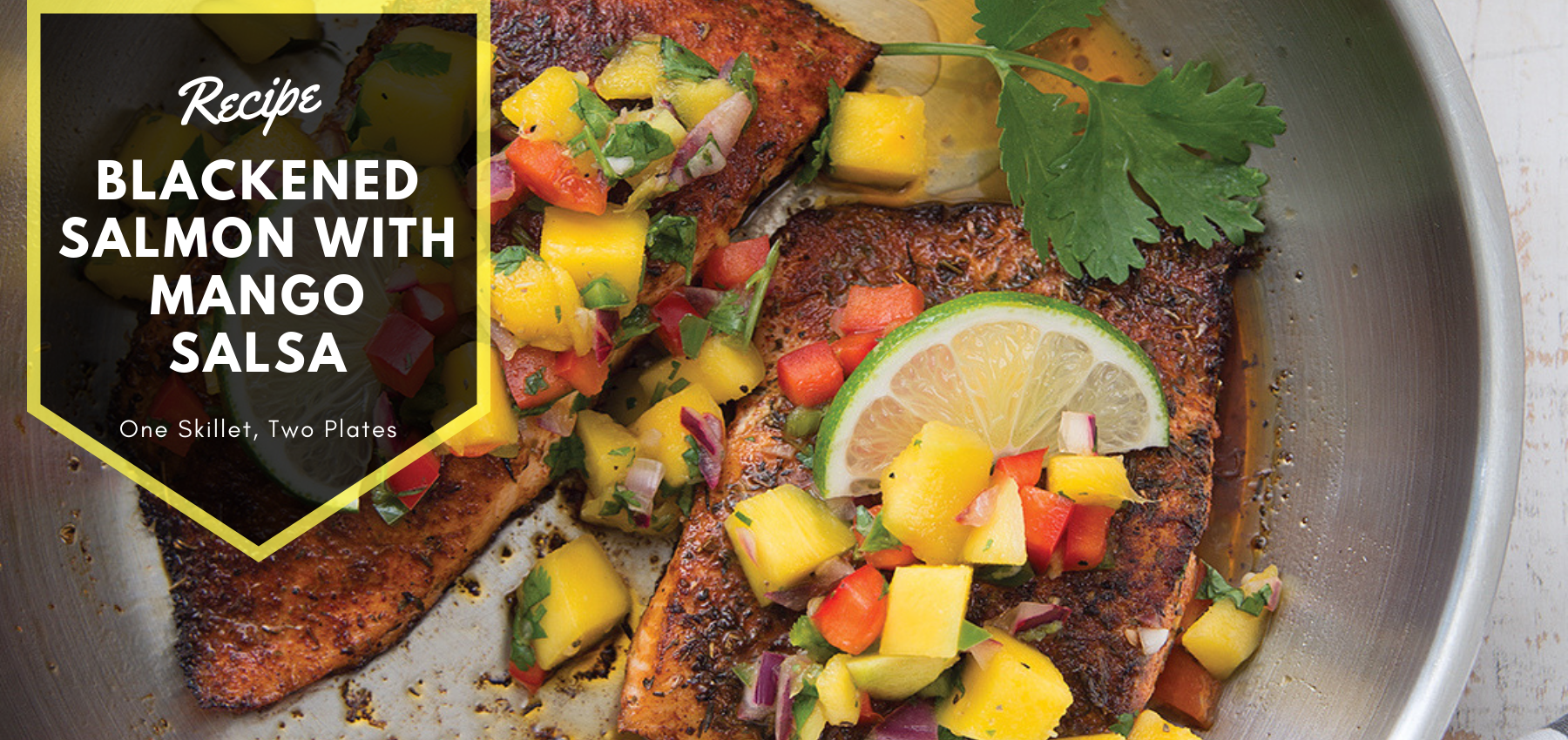 Blackened Salmon with Mango Salsa