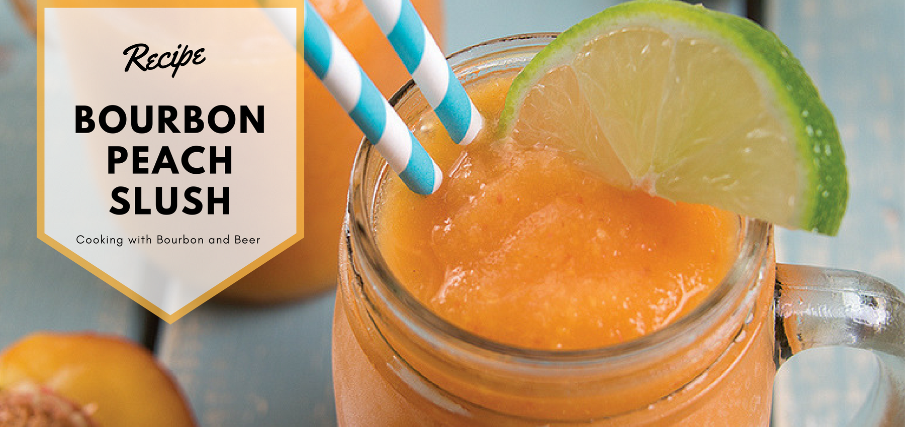 How to Make Bourbon Peach Slush