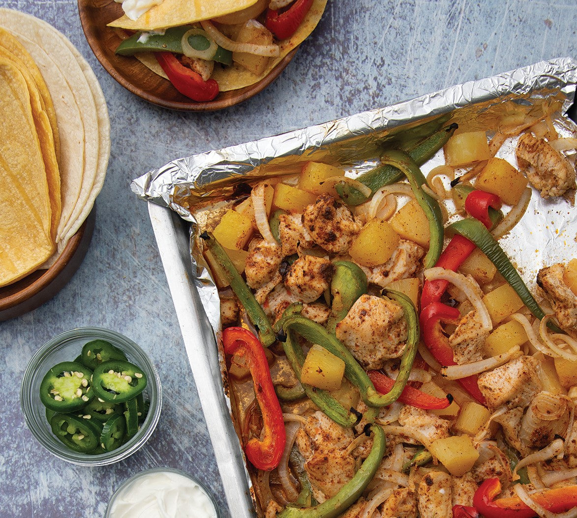 Honey-Pineapple Chicken Fajitas