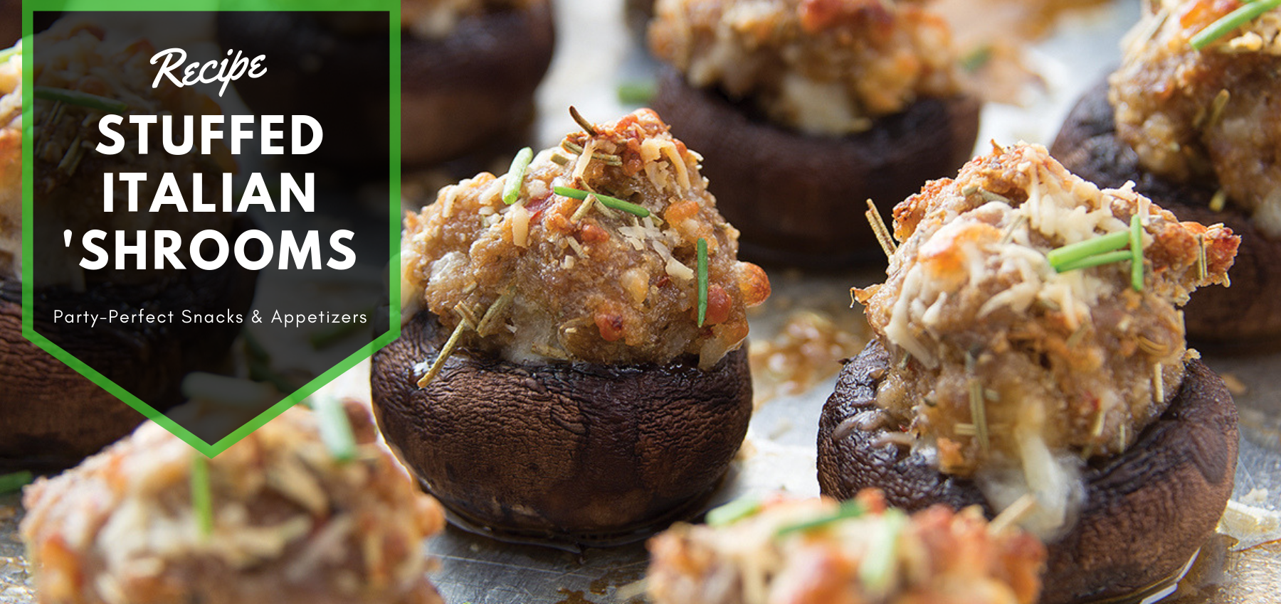 Stuffed Italian 'Shrooms | Appetizer Recipe