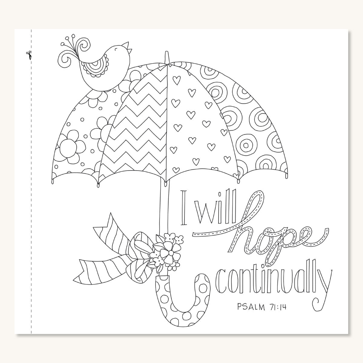 My Cup Runneth Over: Inspiring Psalms to Color