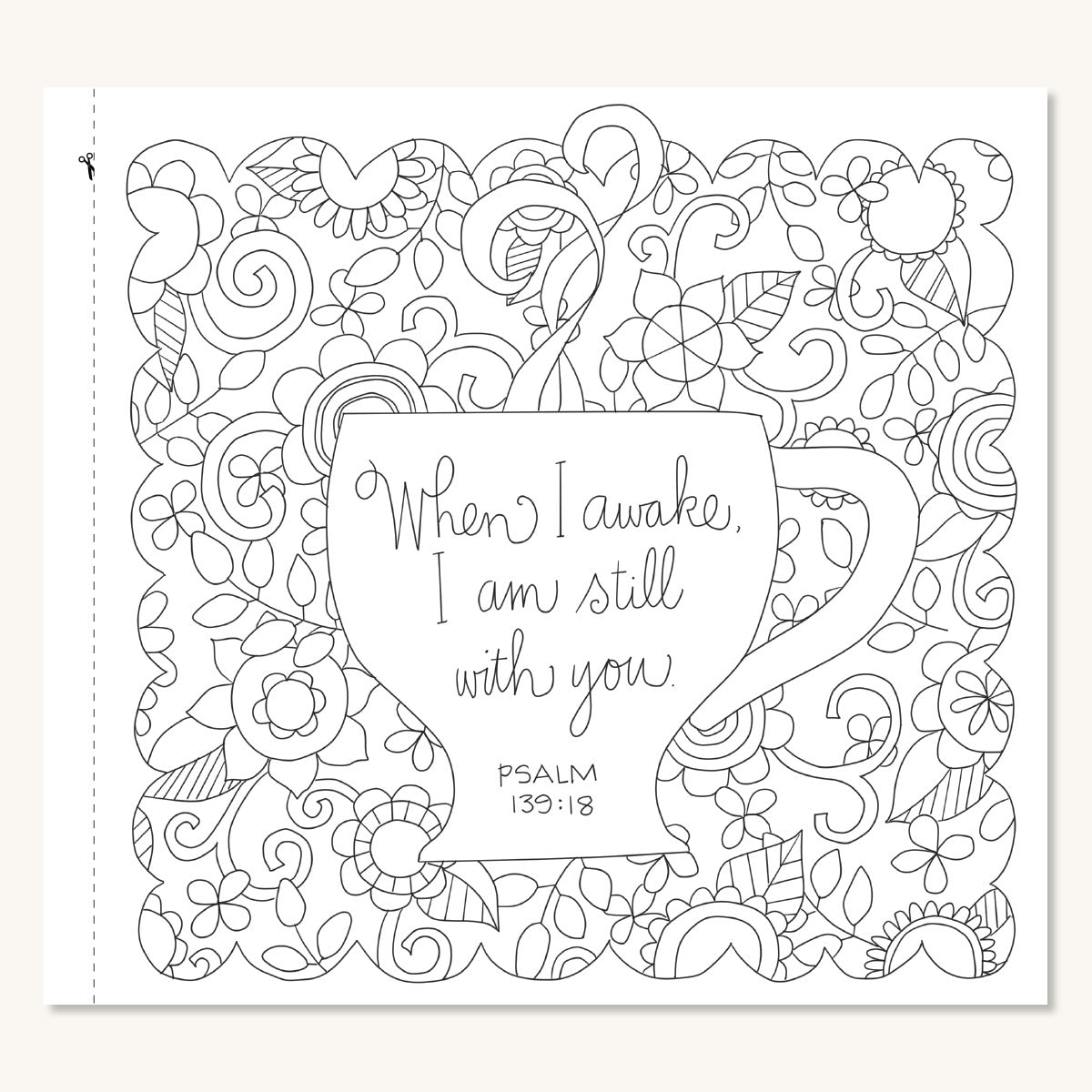 My Cup Runneth Over: Inspiring Psalms to Color