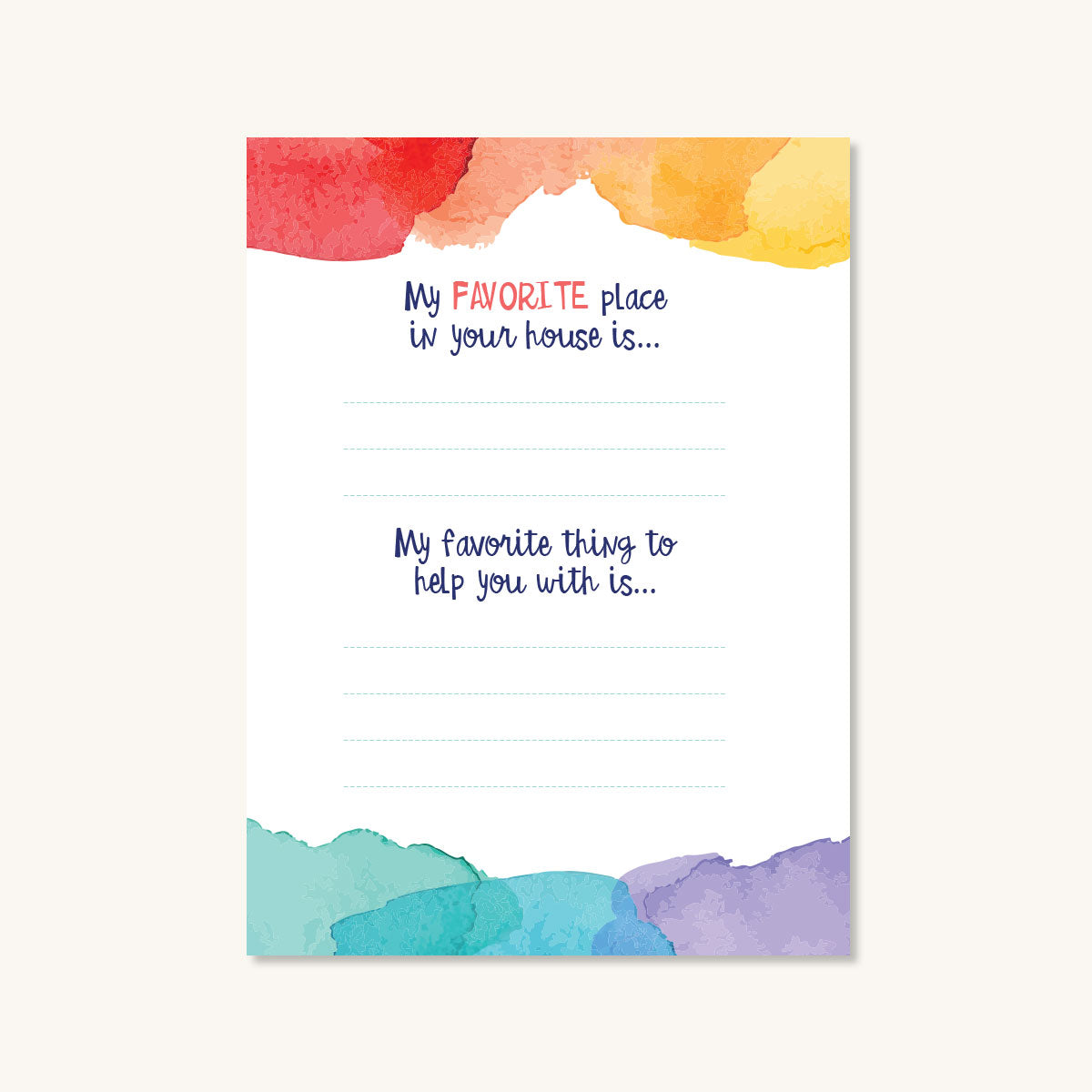 What I Love About Grandma Journal