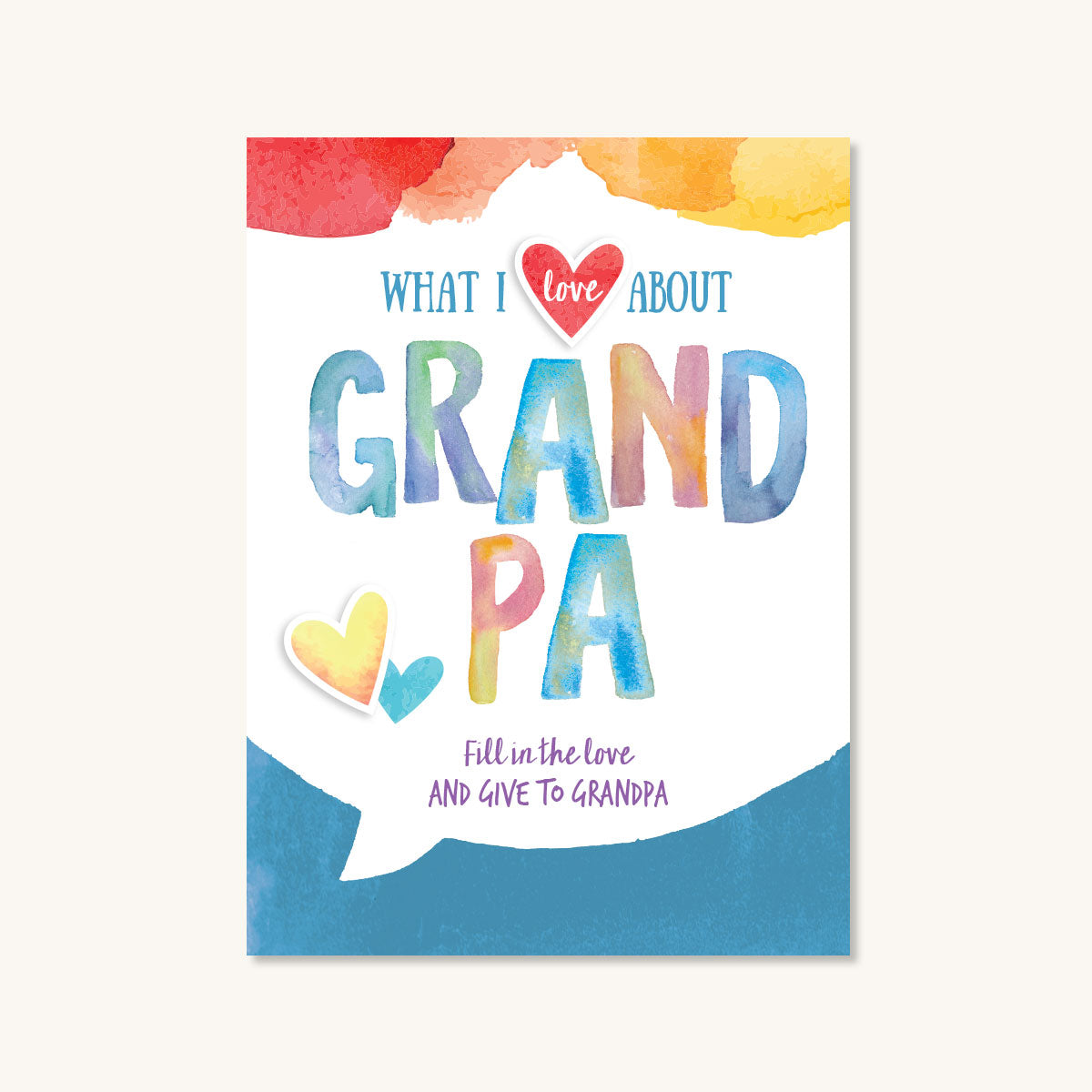 What I Love About Grandpa Journal