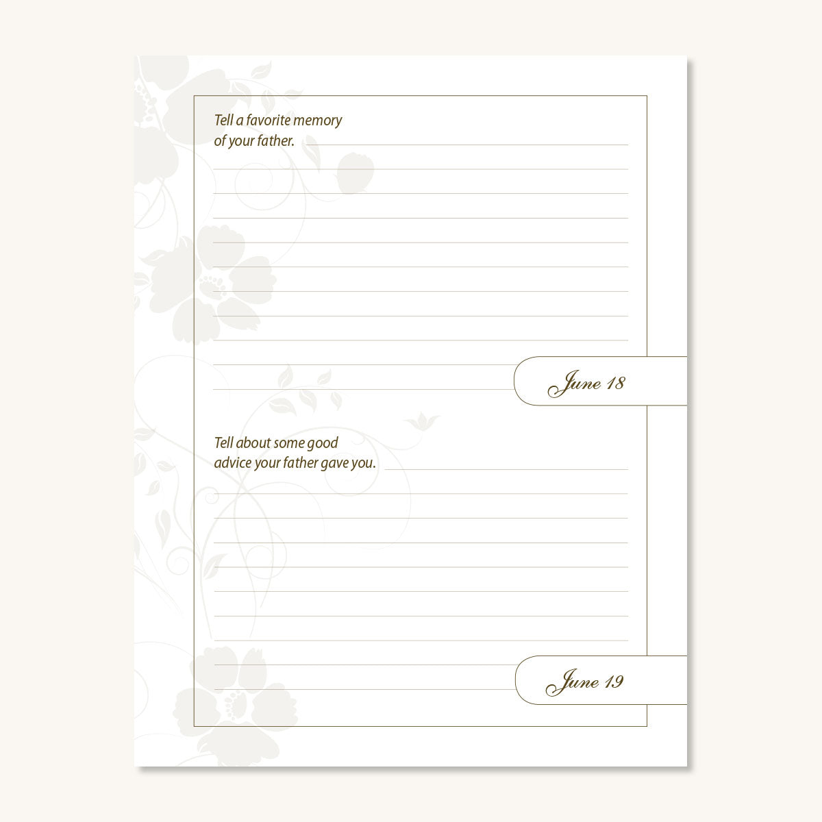 Grandma, Tell Me Your Memories Journal