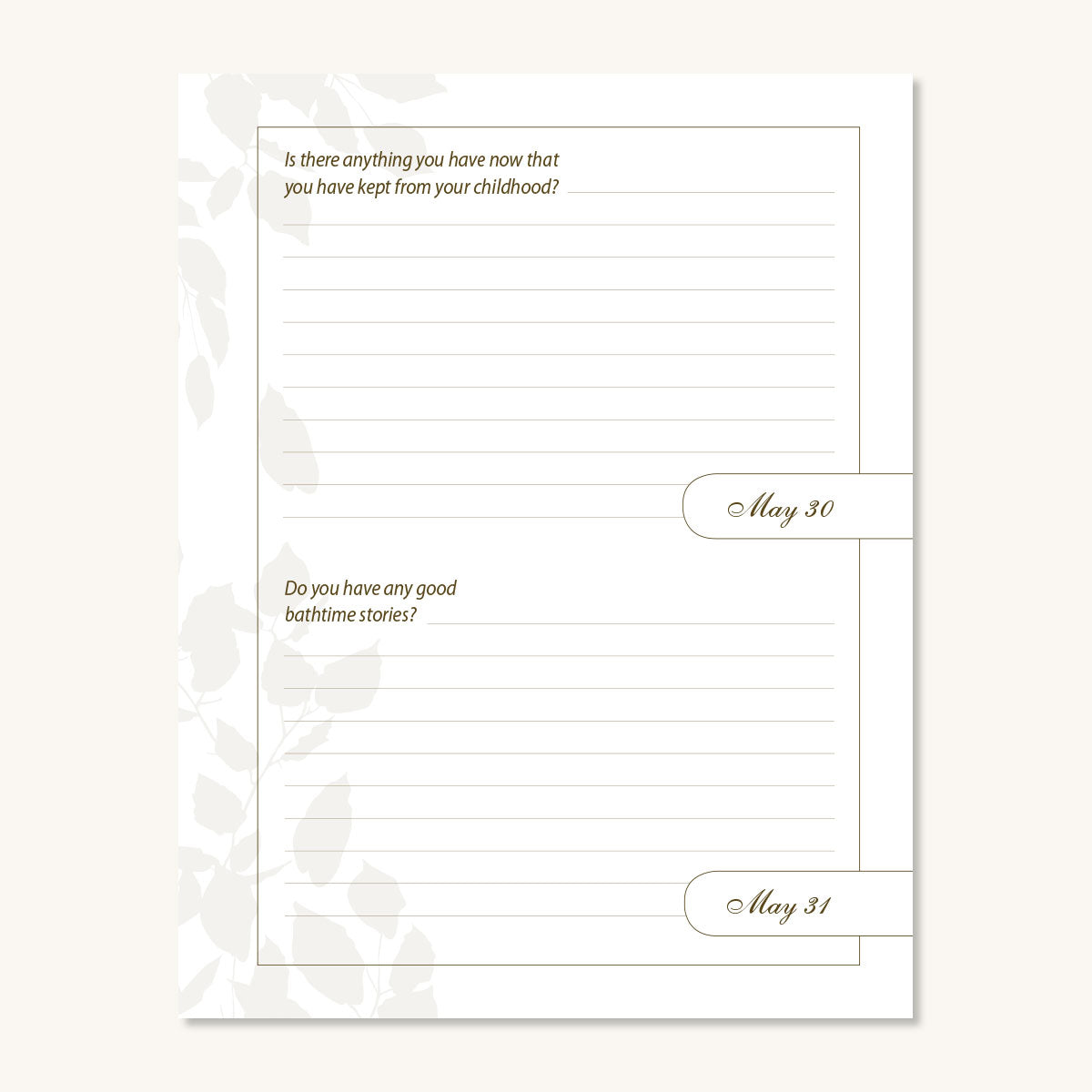 Grandpa, Tell Me Your Memories Journal